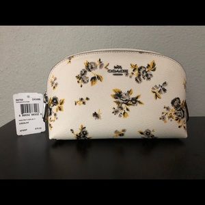 NWT Coach Chalk Prairie Cosmetic Case 17